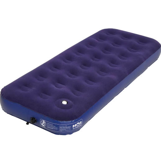 Colchão Inflável Solteiro Mor Com Inflador Embutido 183x76x23cm