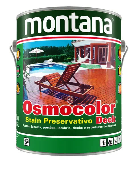 Stain Osmocolor Deck Castanho Montana 3,6l