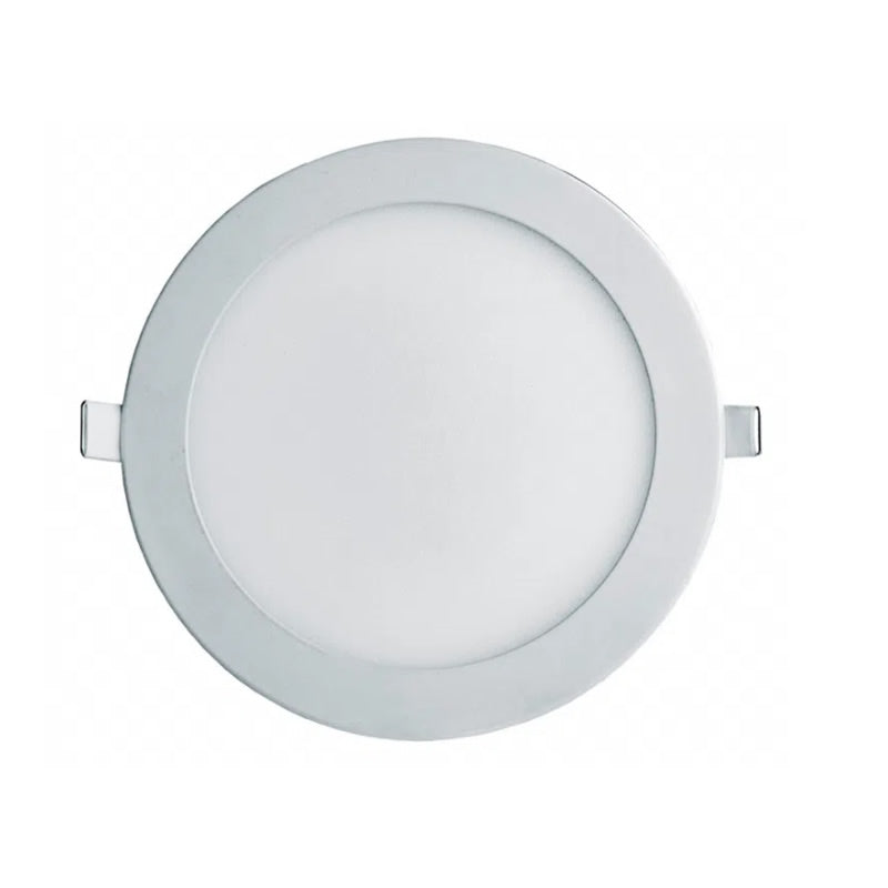 Placa Led Taschibra Lys Redondo Embutir 12w 3000k Bivolt
