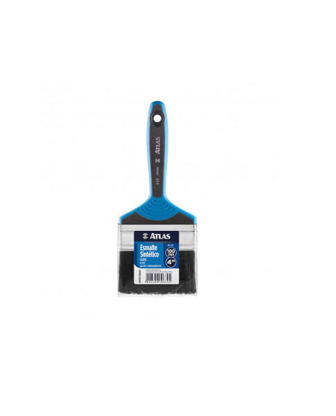 Pincel Para Esmalte Sintético 4 Polegadas 100mm Atlas 445