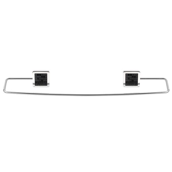 Porta Toalha Jackwal Obi 50cm Preto
