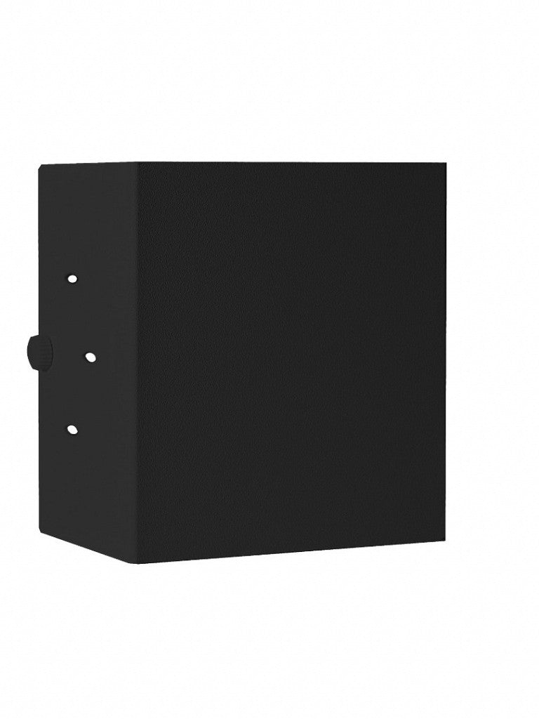 Arandela Taschibra Shine Quadrada 1xG9 Preta Fosca