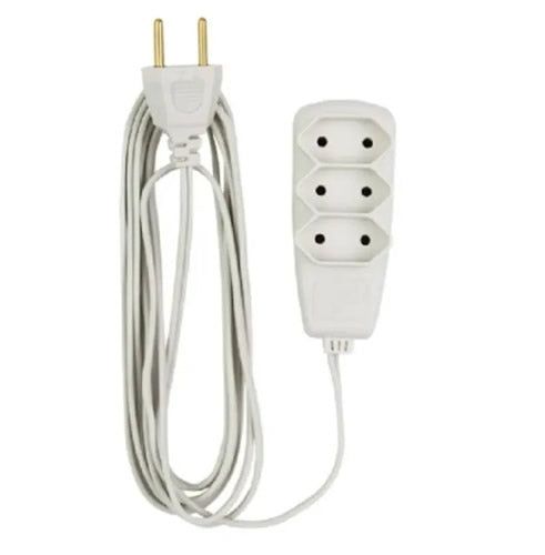 Extensão Elétrica PP 3x075 mm 3m Branca