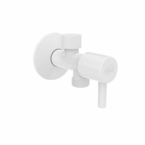 Registro De Desvio Blukit Para Ducha Higiênica 1/4 Volta Branco