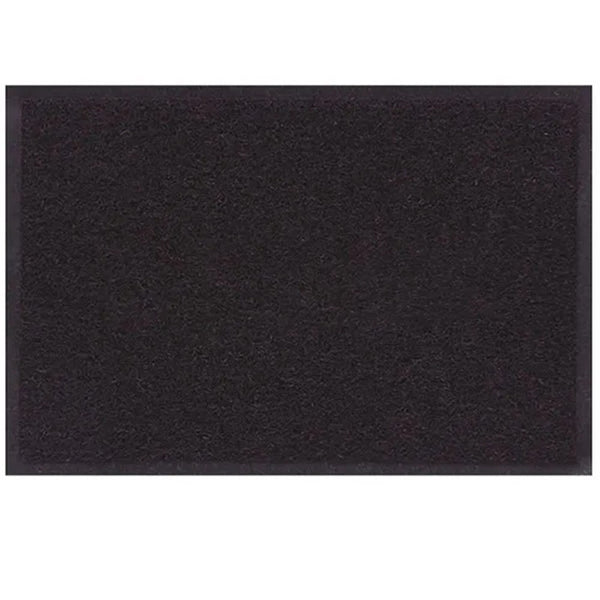 Capacho Vinílico Liso 60x40cm Preto Komlog