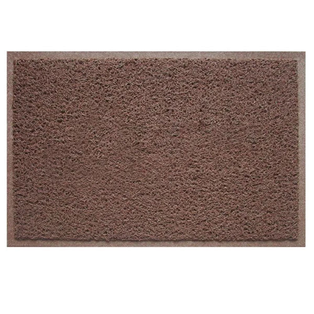 Capacho Vinílico Liso Marrom 60x40cm Komlog Antiderrapante
