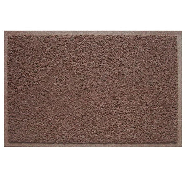 Capacho Vinílico Liso Marrom 60x40cm Komlog Antiderrapante