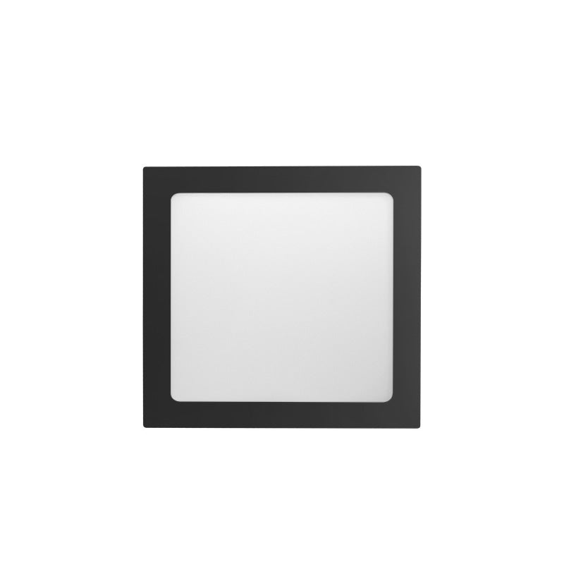 Placa Led Taschibra Embutir Quadrado 18w 3000k Bivolt Preto