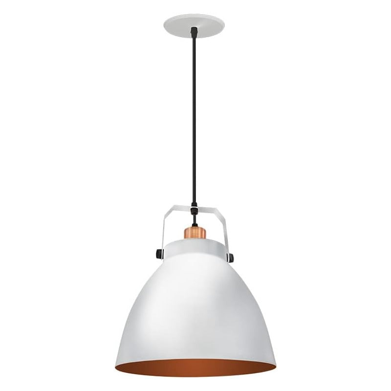 Pendente Taschibra Navy 35cm E27 Branco Brasilux