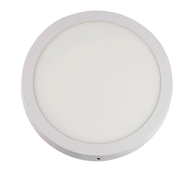 Placa Led Taschibra Lys Sobrepor Redonda 18w 3000k Bivolt