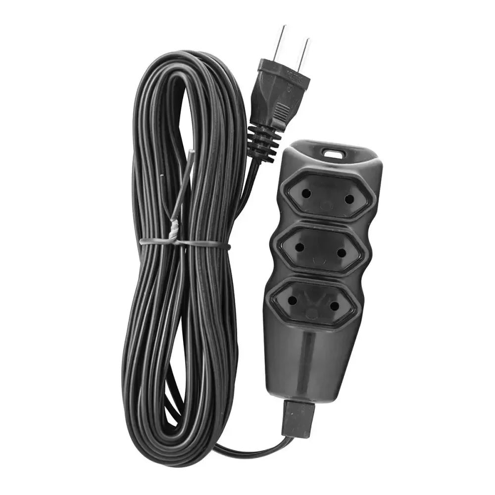 Extensão Elétrica PP 3x075 mm 10m Preta