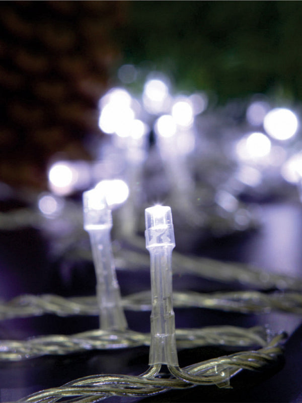 Cordão Luminoso Brasilux 96 Leds 5m 8 Funções Branco Frio 127v