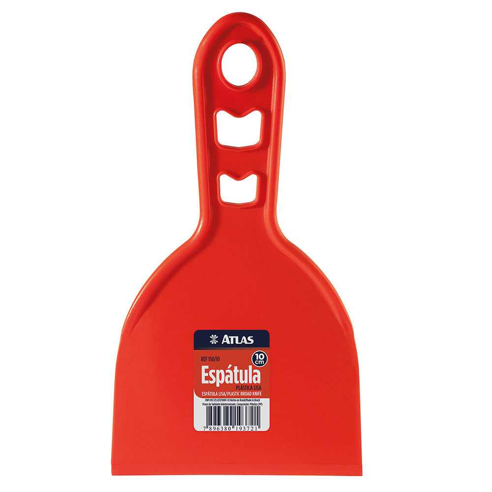 Espátula Plástica Lisa 10cm Para Texturas Atlas