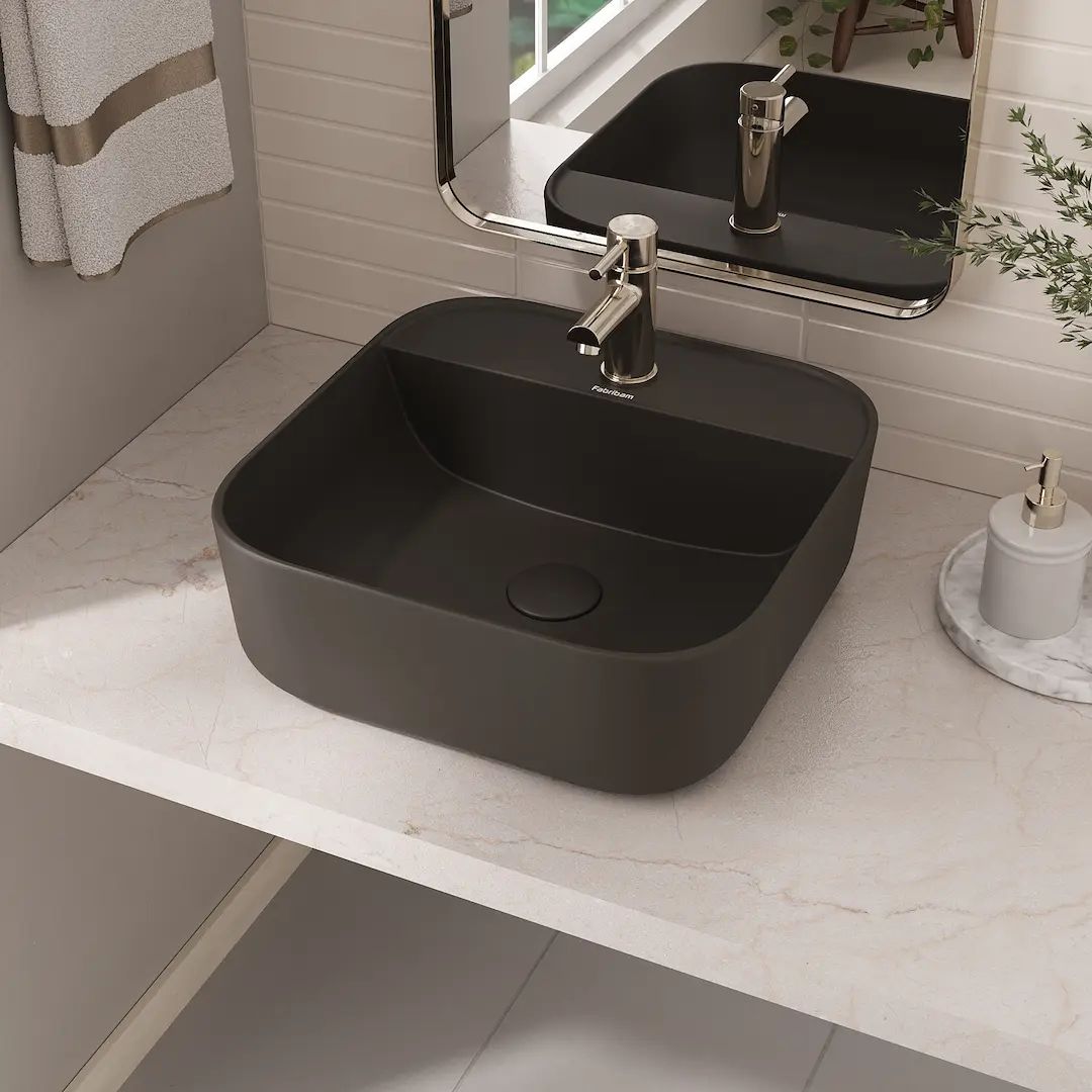 Conjunto Suspenso Fabribam Adelaide 90cm Cuba Olivia Tabaco