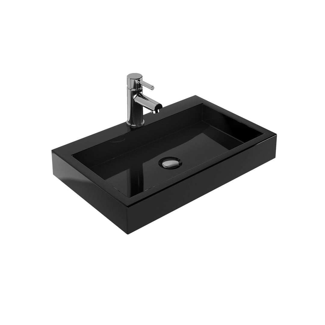 Cuba Retangular Fabribam Aurora Preta