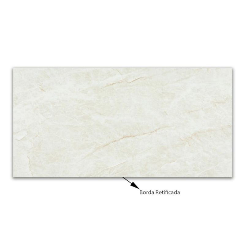 Porcelanato Eliane Mahal Cristal Polido 60x120, 1,44m²