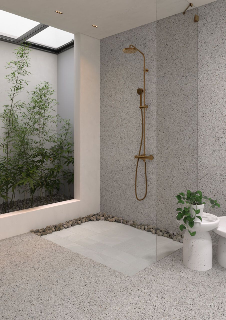 Porcelanato Eliane Palladio Cinza Acetinado 90x90, 1,62m²