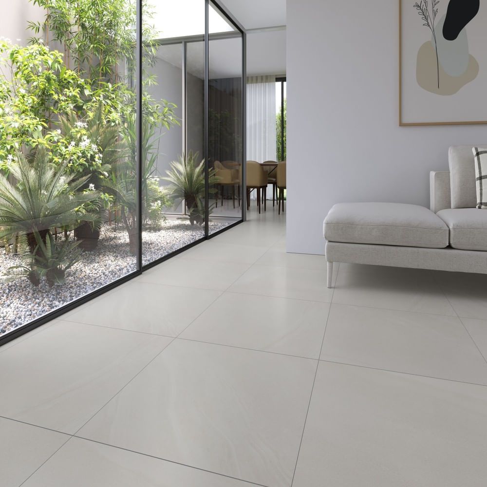 Porcelanato Eliane Khali Off White Acetinado 90x90 1,62m2