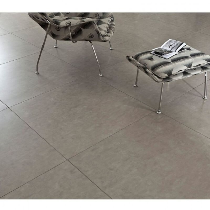 Porcelanato Elizabeth Cimento Acetinado Moderno 84x84