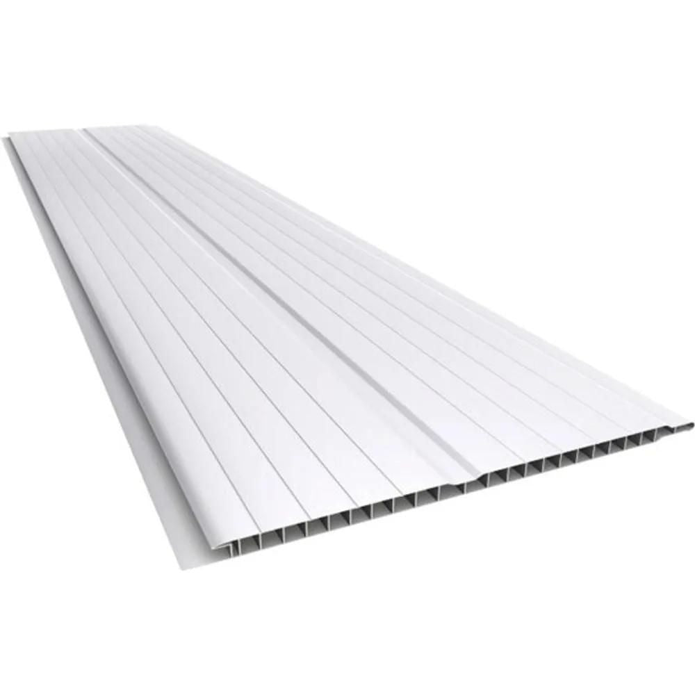 Forro PVC Plasbil Versati Branco 20cm x 7mm Peça de 4m