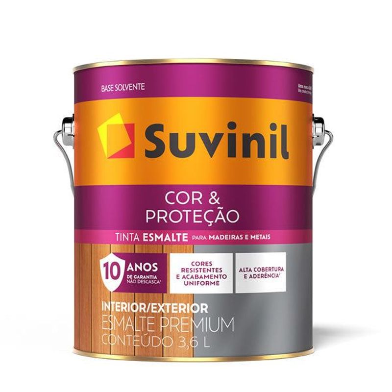 Suvinil Esmalte Brilhante Branco 3,6 Litros