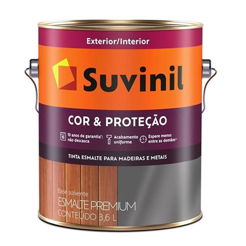 Esmalte Suvinil Acetinado Branco 3,6 Litros