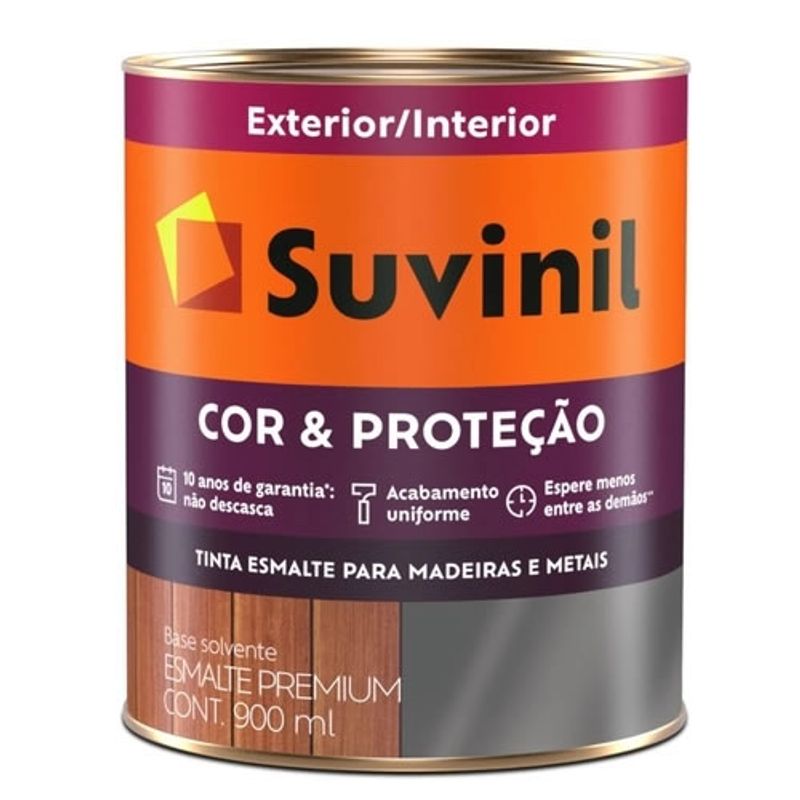 Suvinil Esmalte Fosco Preto 900 ml