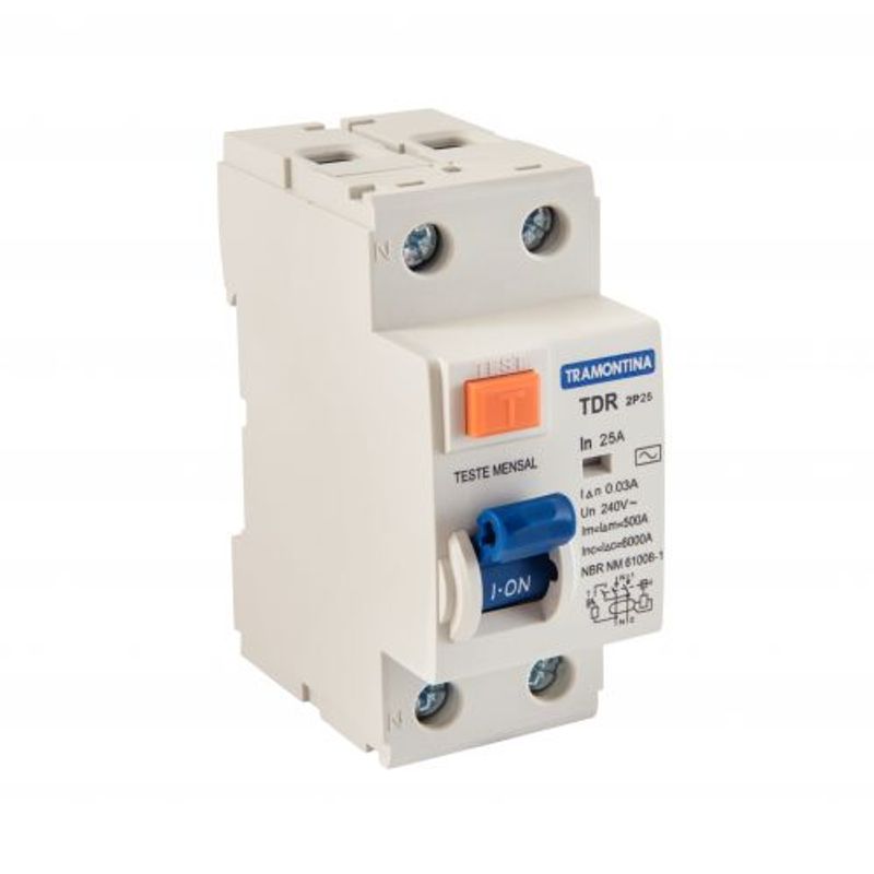 Disjuntor DR Bipolar Tramontina 25A 30mA
