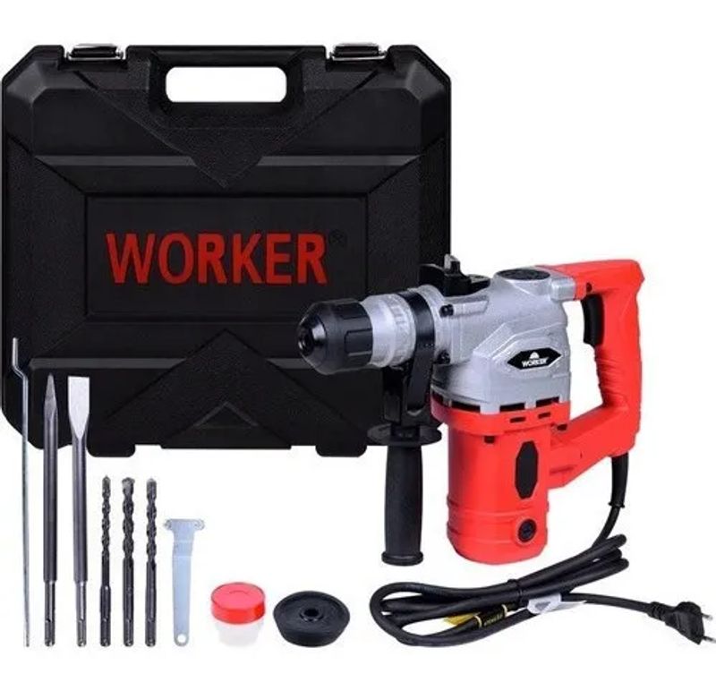 Martelete Perfurador Rompedor Worker 1500W 220V