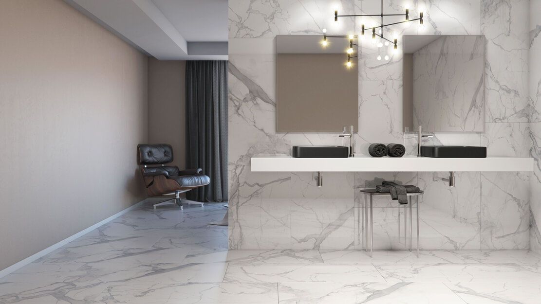 Porcelanato Elizabeth Statuário Clássico Polido 60x120cm