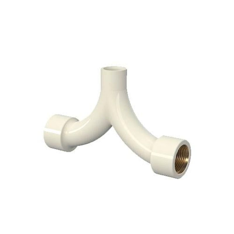 CPVC Tê Misturador de Transição 15mm x 1/2