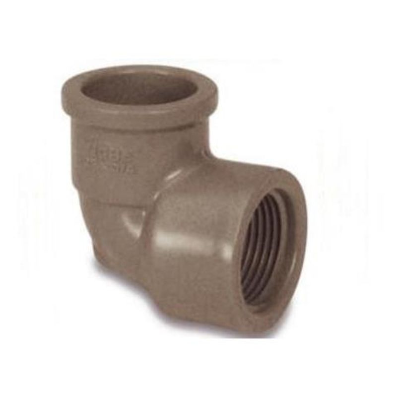 Joelho 90 Amanco PR, Soldável/Roscável 25mmx1/2, com Bucha de Latão