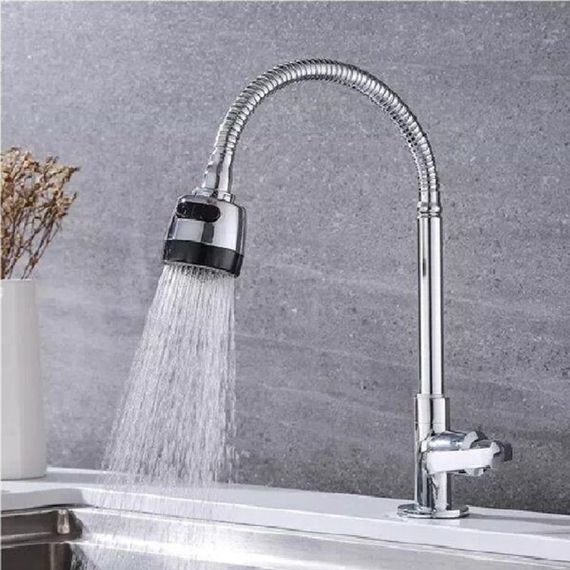 Torneira Gourmet de Metal Liege com Bica Flexível para Mesa