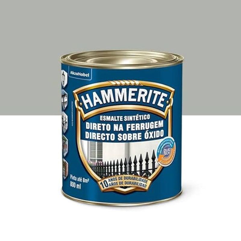 Hammerite Esmalte Sintético 800ml Prata