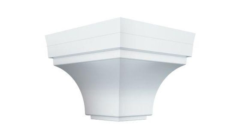 Canto Externo Plasbil para Rodaforro 4 Peças Brancas