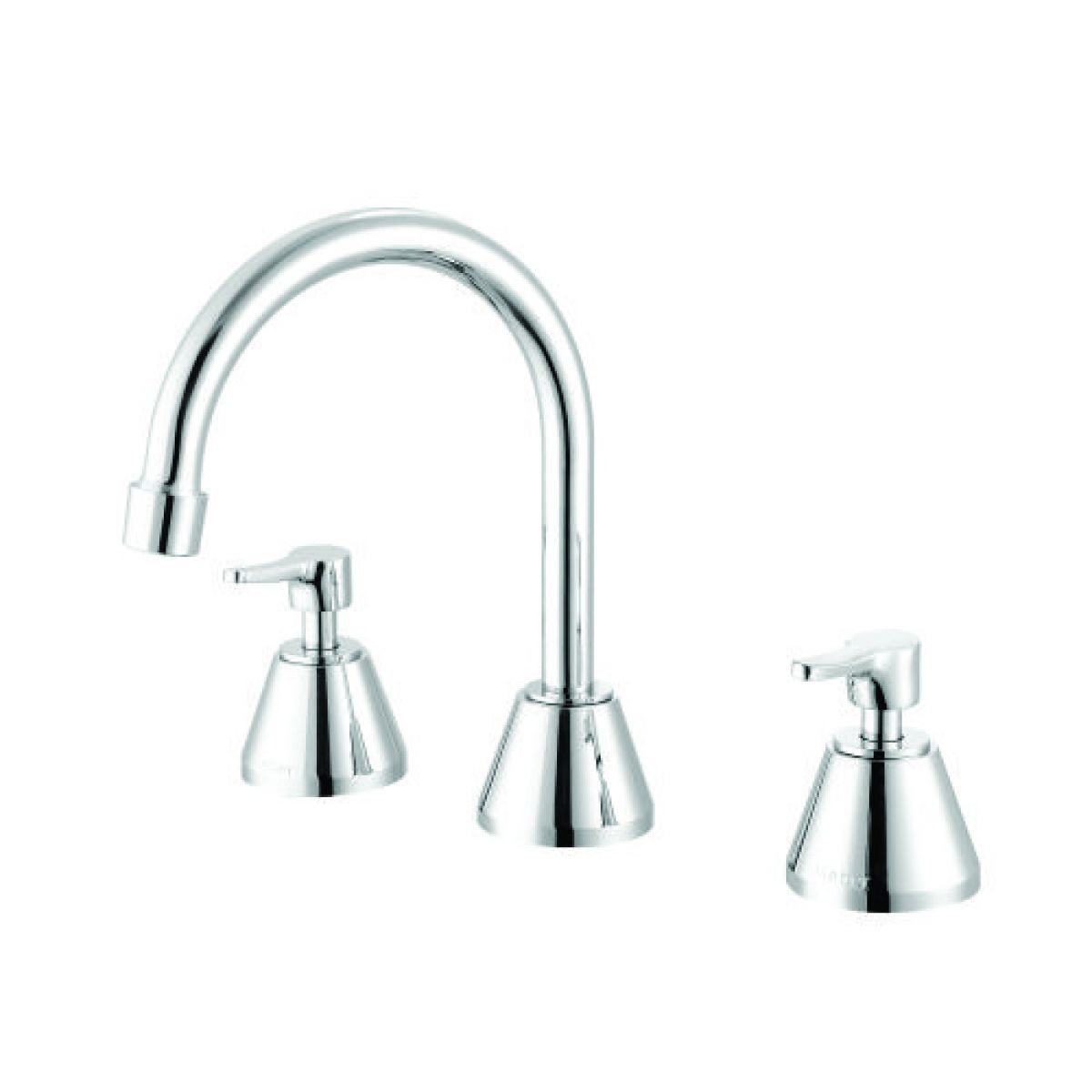 Misturador de Lavatório de Bancada Meber 1878 C14 1/4 Volta, Bica Longa