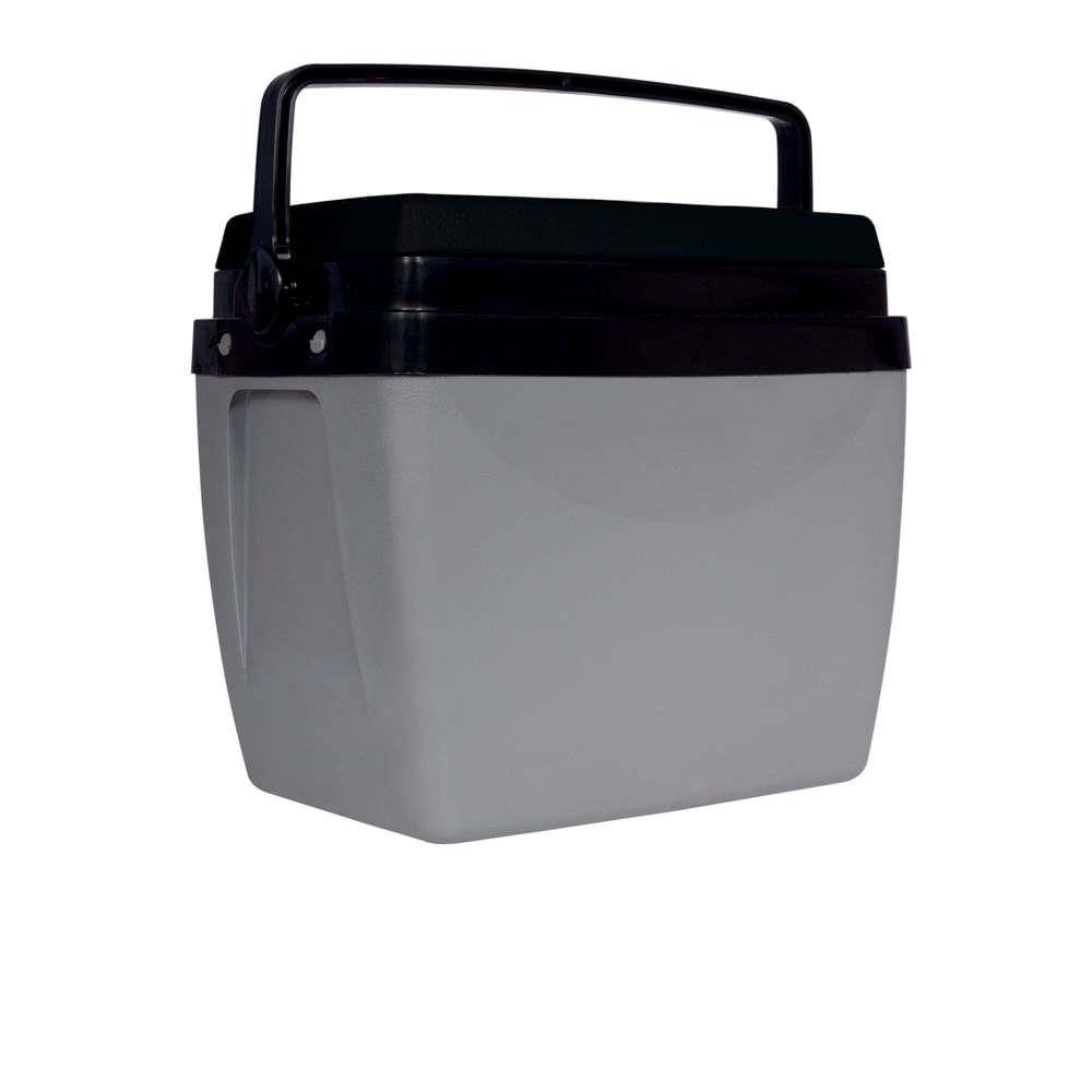 Caixa Térmica Mor 34 Litros Cinza/Preto (Cooler)