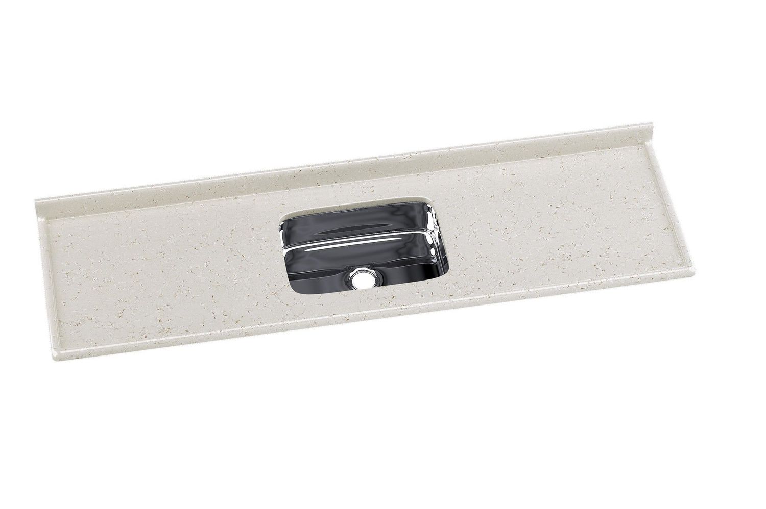 Pia Ruralit com Cuba de Inox AJR 180x55cm