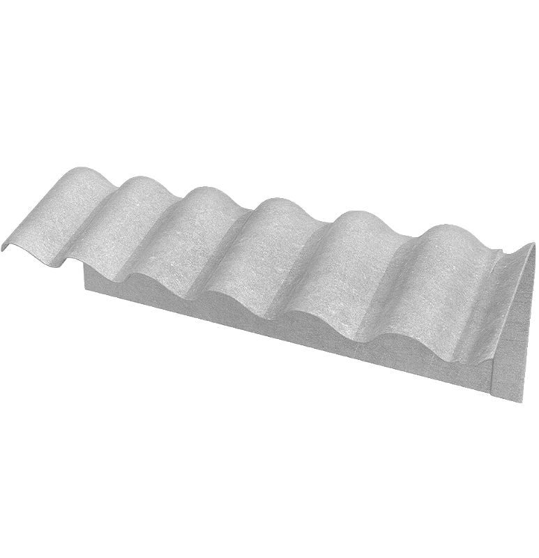 Telha Cumeeira Shed Direita 75G 1100 x 6 mm