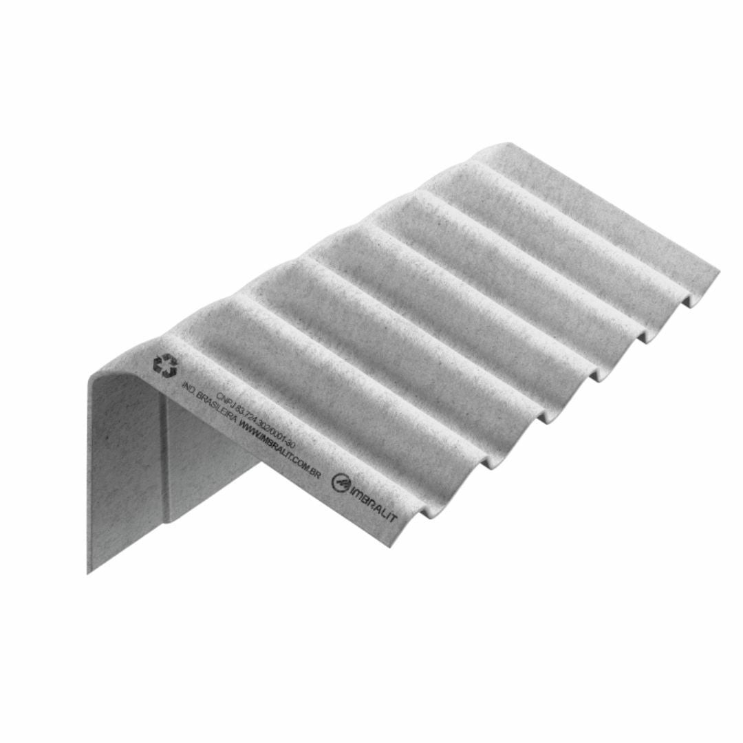 Telha Cumeeira Shed Esquerda 75G 1100x6mm