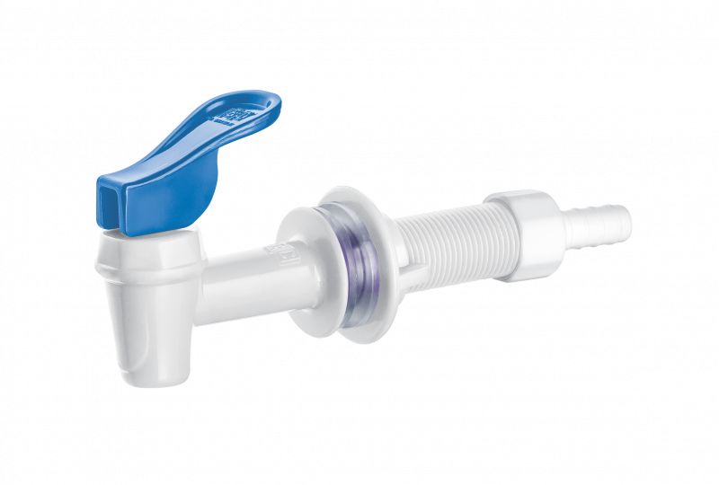 Torneira Herc Automática para Filtro, Superior Branca