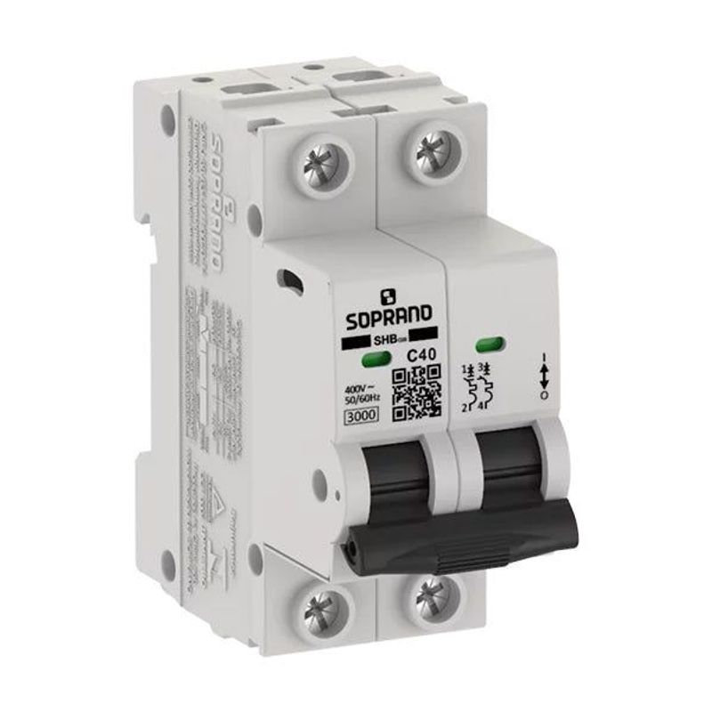 Disjuntor Mini Bipolar SHB2 GIII C40 A