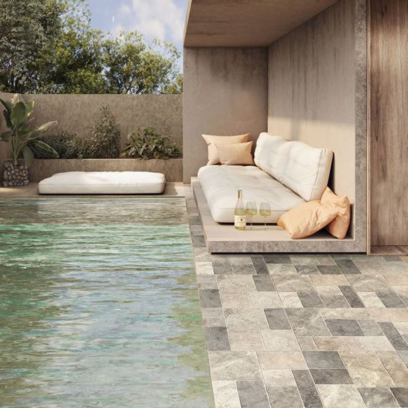 Piso Terracota Pattio Retificado 70x70 Cm 2,45 M²