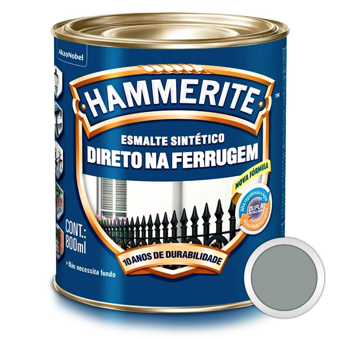 Hammerite Esmalte Sintético Cinza 800ml