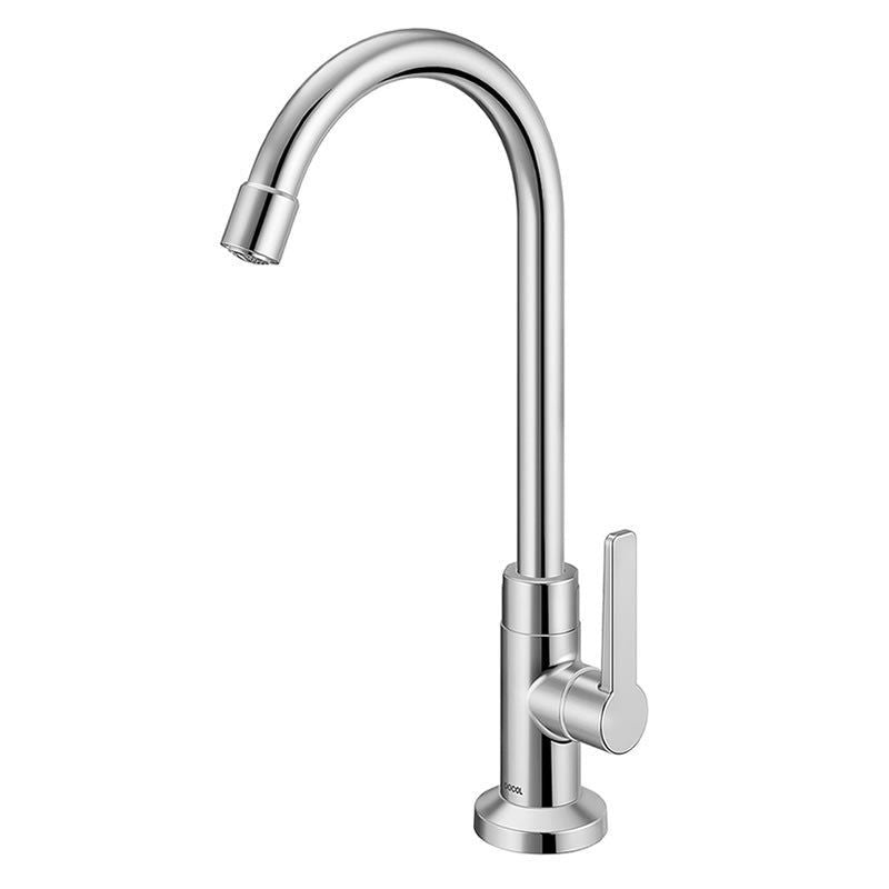 Torneira Docol Gali Bica Alta Para Lavatório De Mesa, Cromada