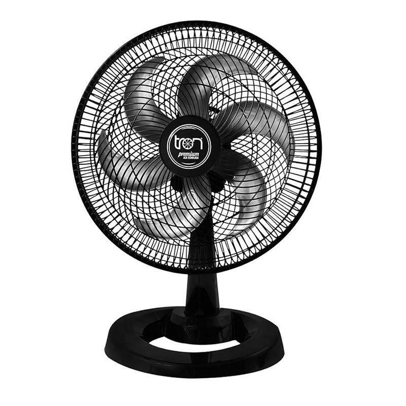 Ventilador de Mesa Tron Oscilante 127V 50cm PP Premium Preto 130W