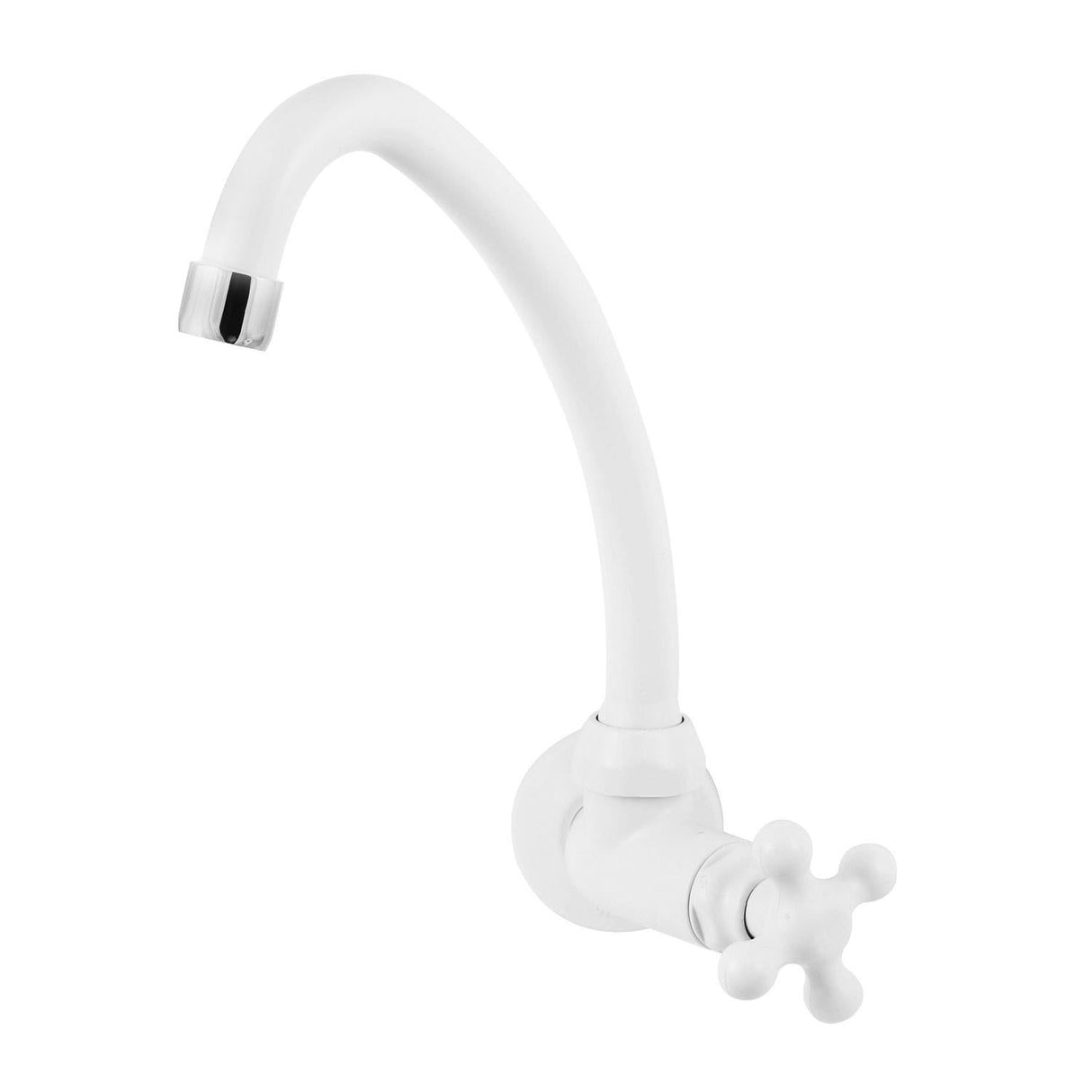 Torneira de Cozinha de Parede Viqua Maruja Especial, 3/4 Polegadas, Branca