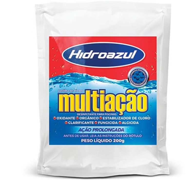 Cloro em Pastilha Multiação Hidroazul, 200 G
