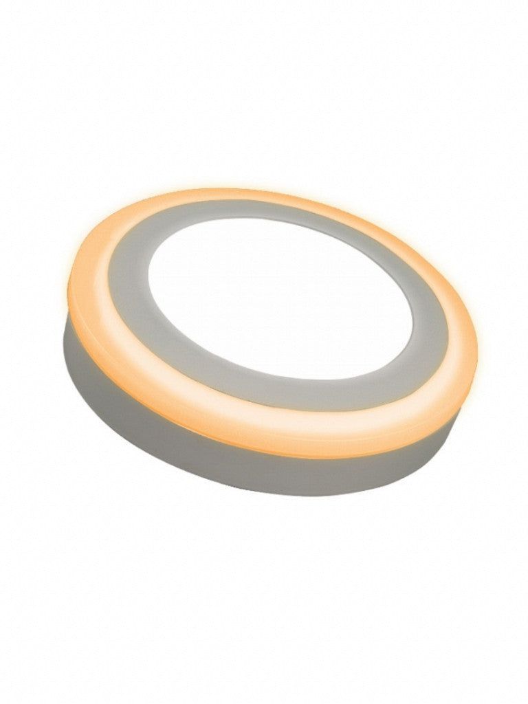 Placa LED Taschibra Redonda de Sobrepor Dual Color 18W + 6W Bivolt