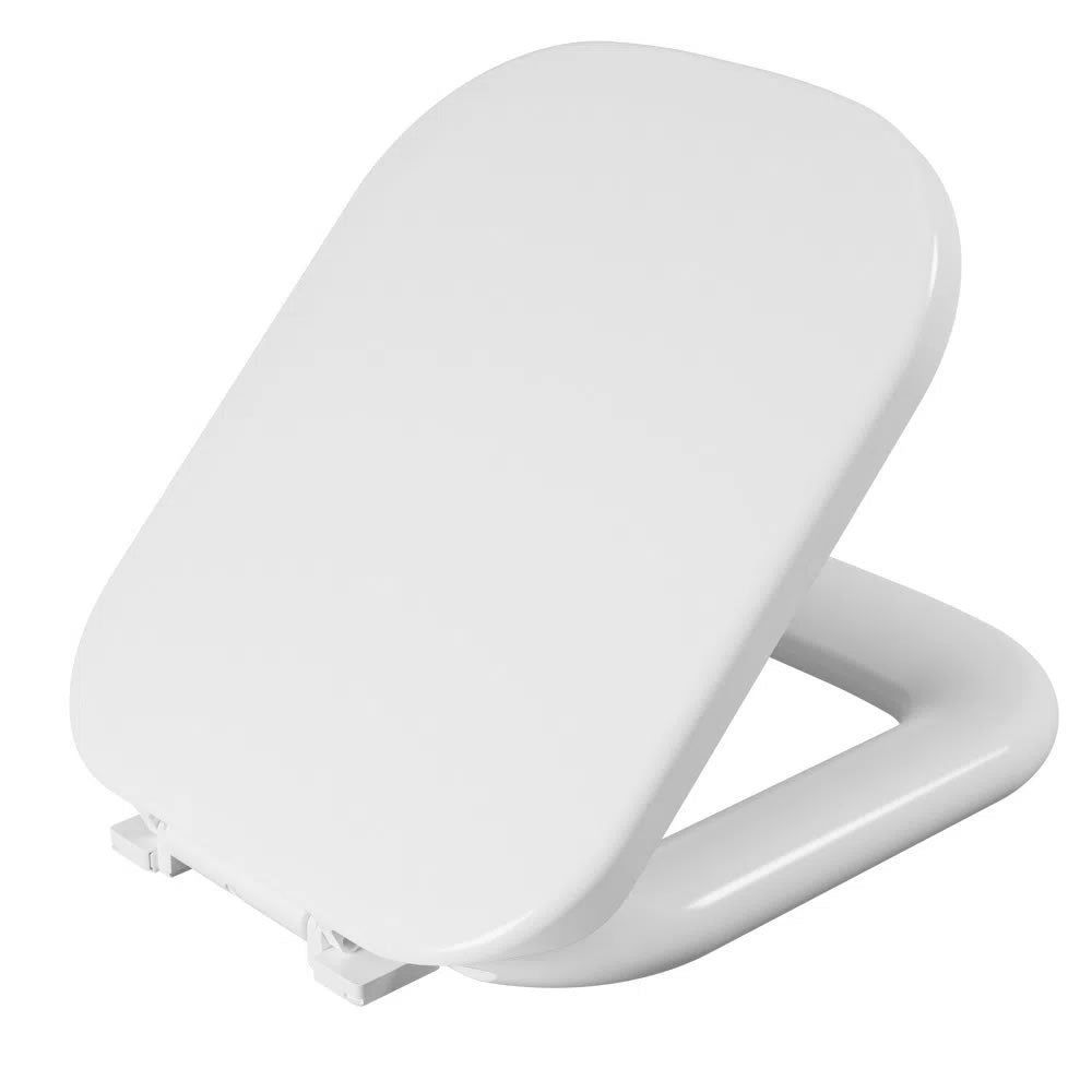 Assento Sanitário Almofadado Astra Quadra, Gelo 17